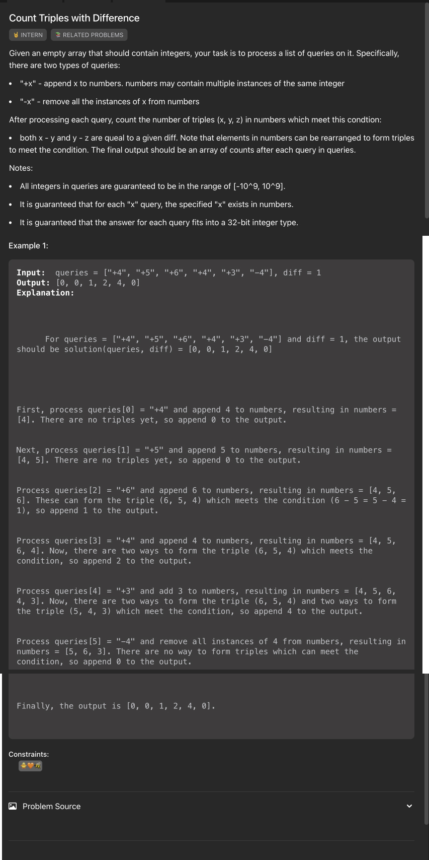 Problem source 2