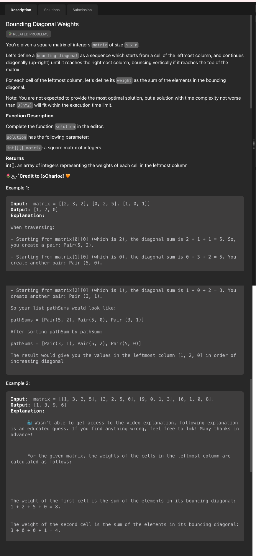 Problem source 1