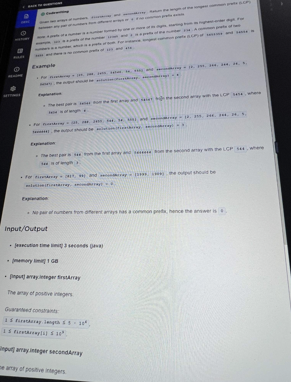 Problem source 2