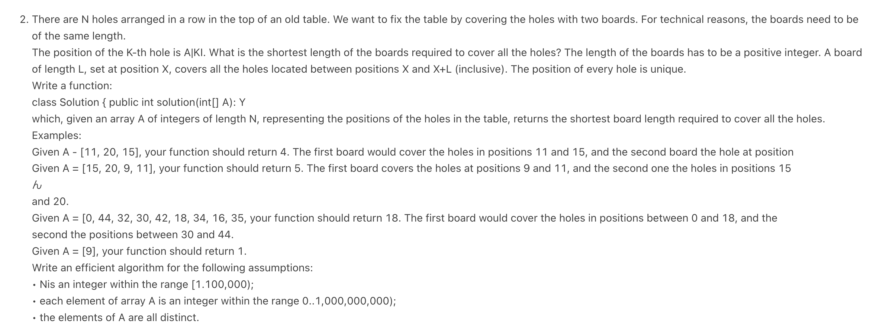 Problem source 1