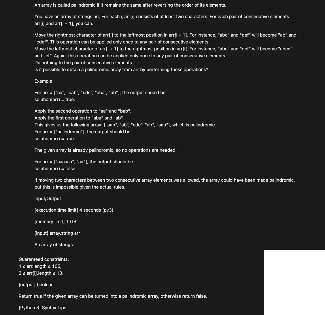 Problem source 1