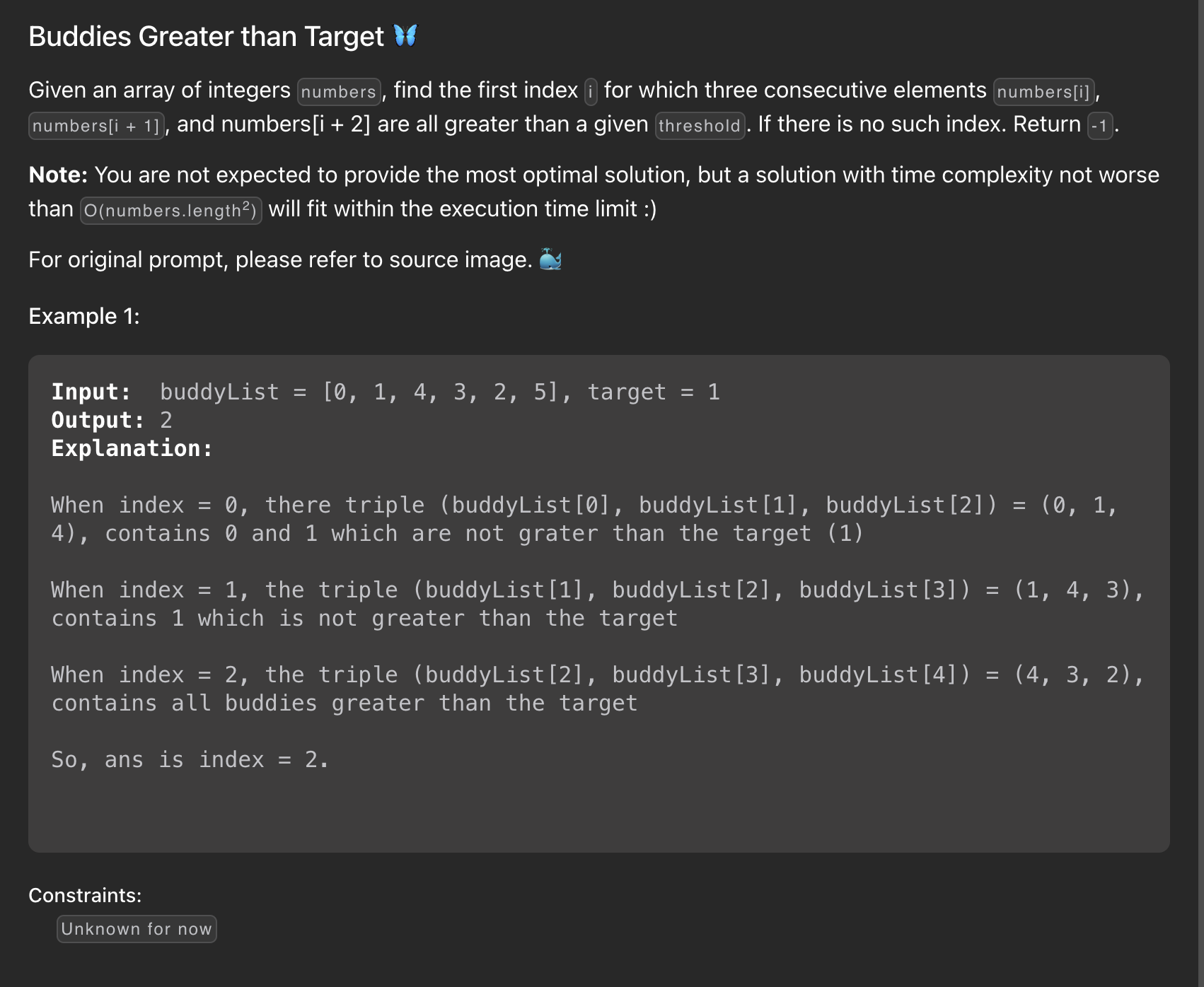 Problem source 2