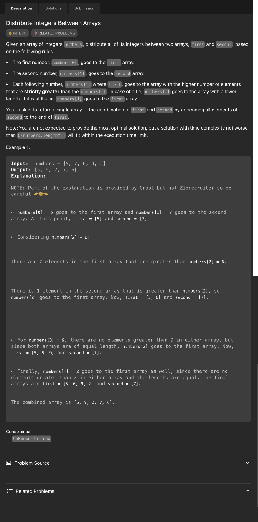 Problem source 2