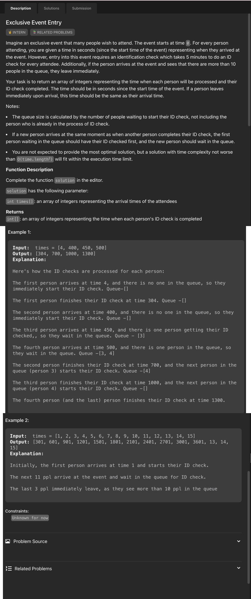 Problem source 3