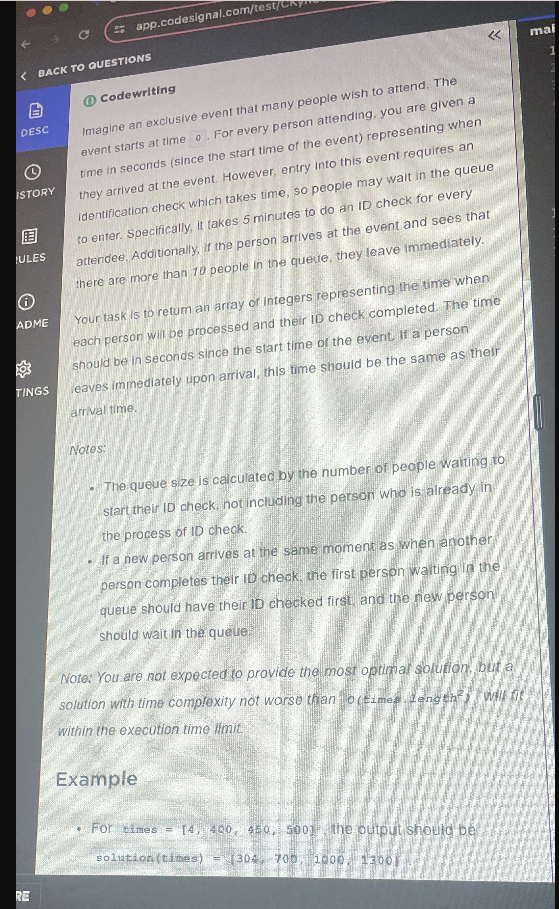 Problem source 1