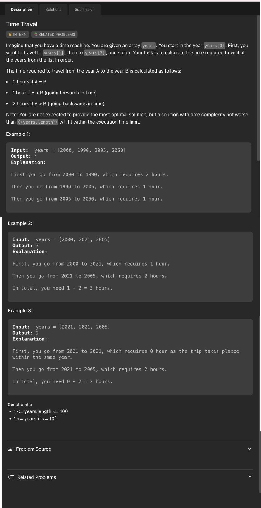 Problem source 2