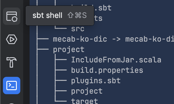 sbt shell