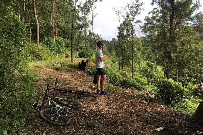 Mountain biking around Tea Trails in Kandy