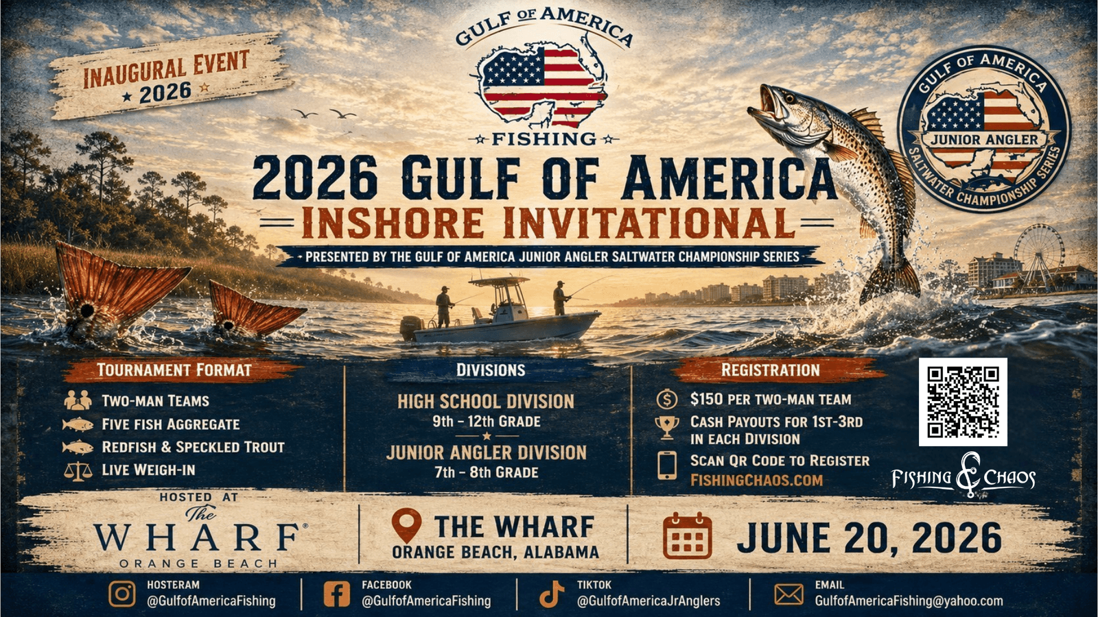 2026 Gulf of America Fishing Inaugural Inshore Invitational