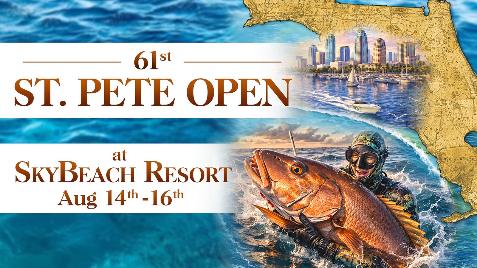The 61st Annual St. Pete Open | 2026 World's Largest Spearfishing Tournament
