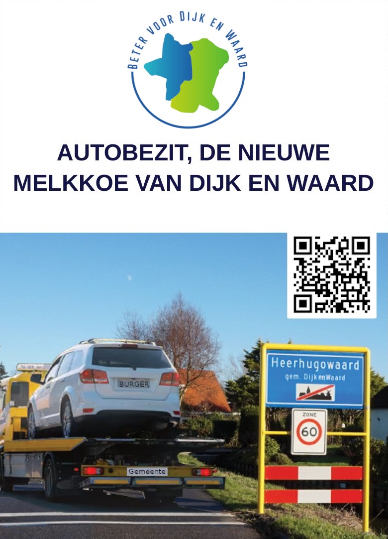 Beter voor Dijk en Waard opent meldpunt voor klachten over nieuw parkeerbeleid