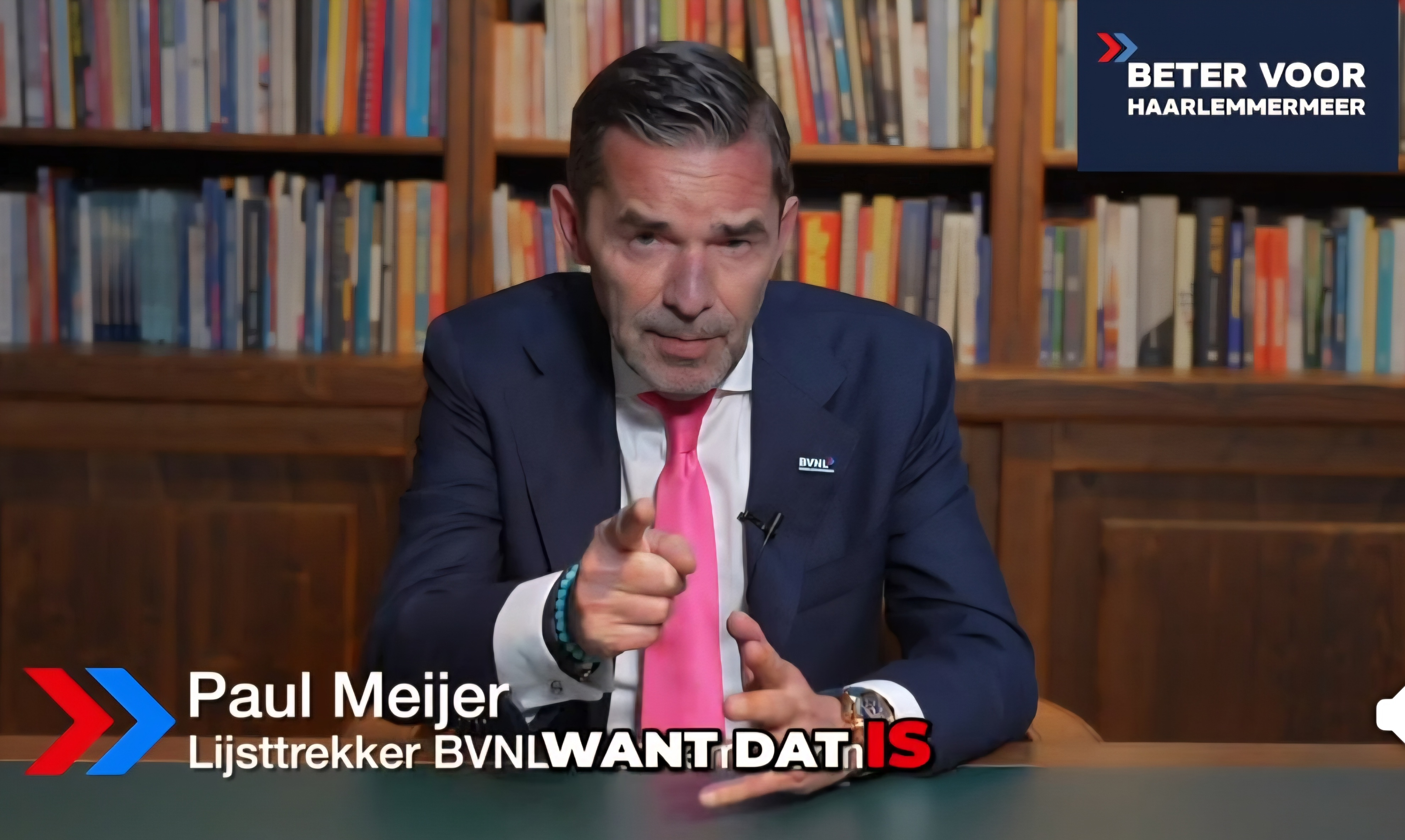 Burgemeester Haarlemmermeer sneert naar Paul Meijer (BVNL) bij afscheid oude raad