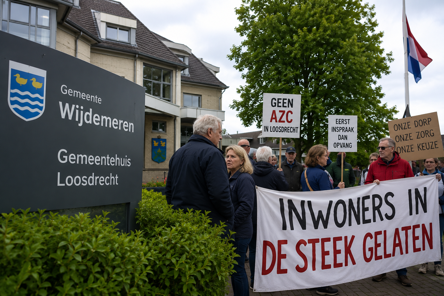 ‘Inwoners niet blij’: rechter geeft groen licht voor opvang Loosdrecht