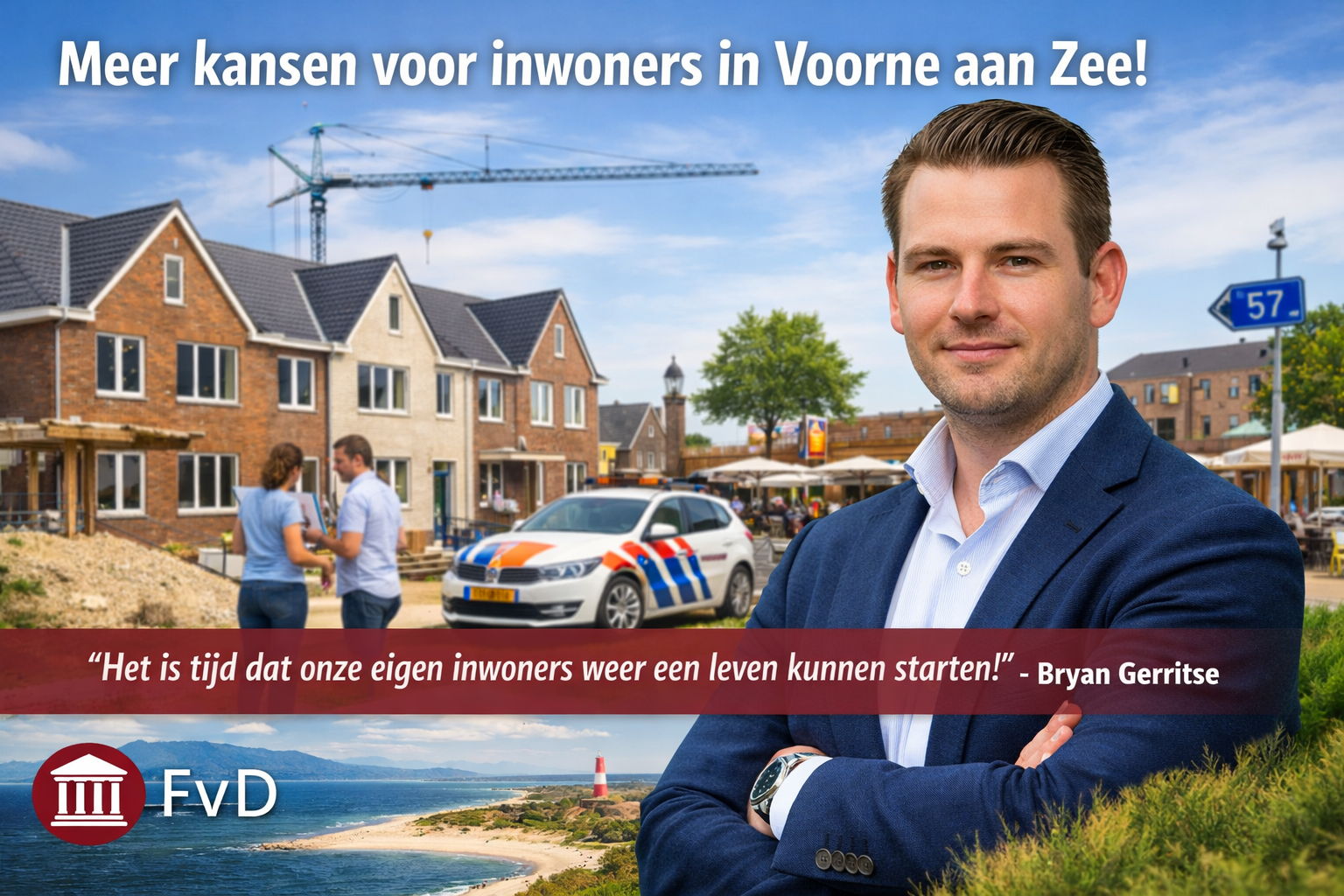 FvD wil meer kansen voor inwoners in Voorne aan Zee