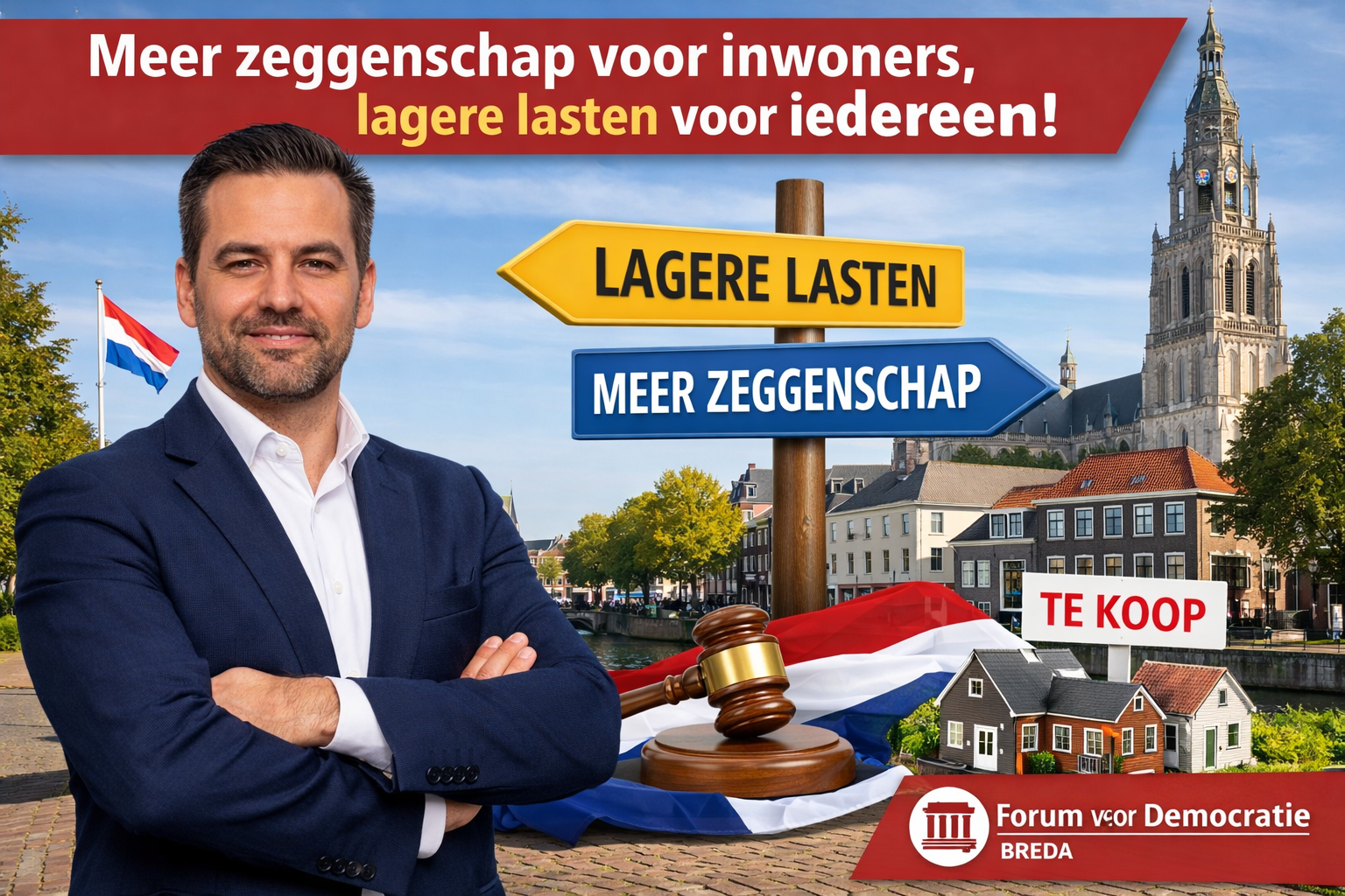 FVD Breda wil ‘meer zeggenschap voor inwoners en lagere lasten’