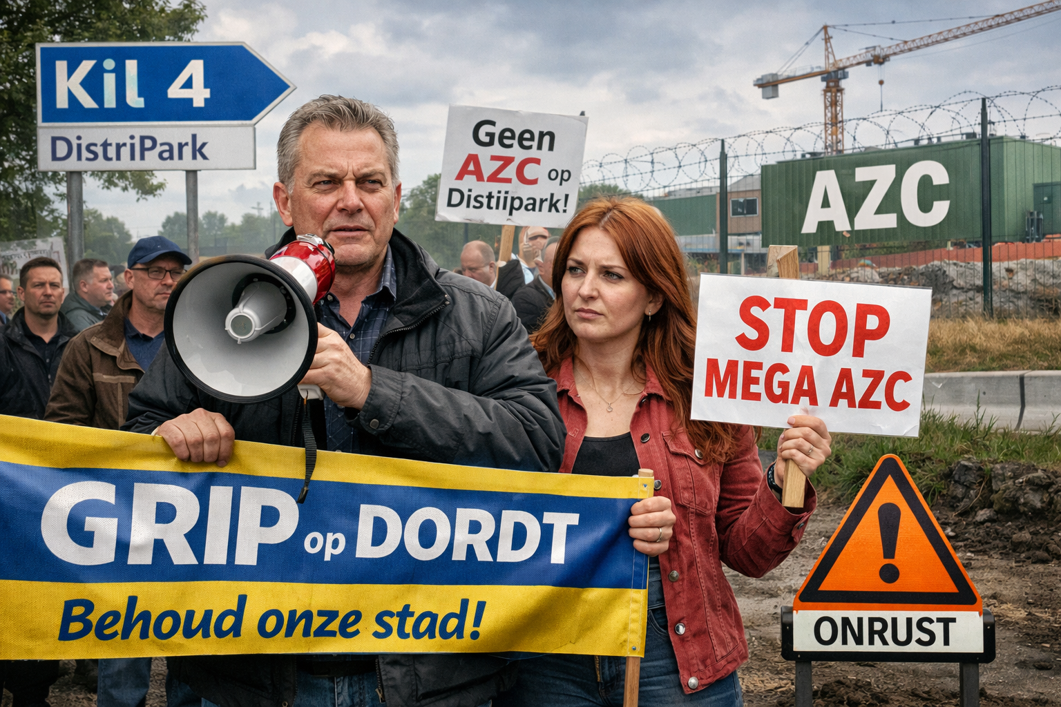 Grip op Dordt: ‘Mega-AZC wordt doorgedrukt, strijd is nog niet voorbij’