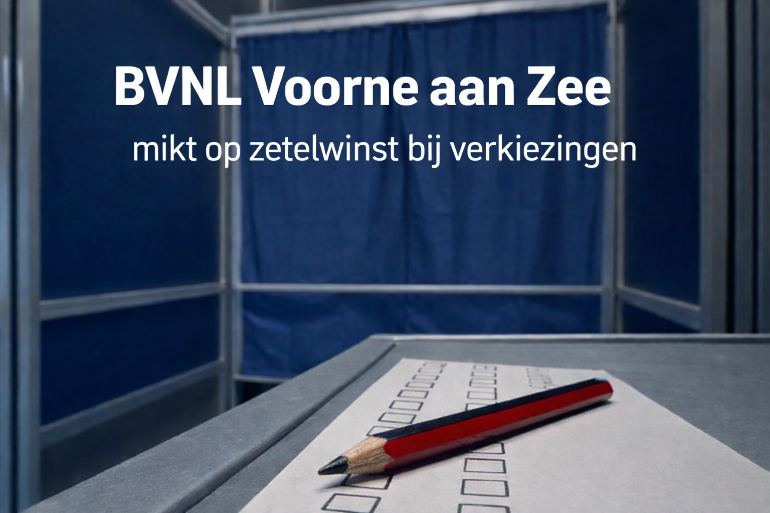 BVNL Voorne aan Zee breidt kandidatenlijst uit en mikt op groei