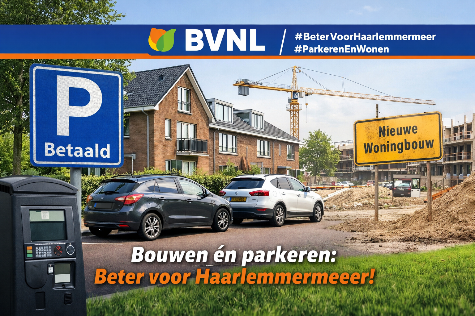 BVNL: ‘Parkeerbeleid moet meewegen bij woningbouw’
