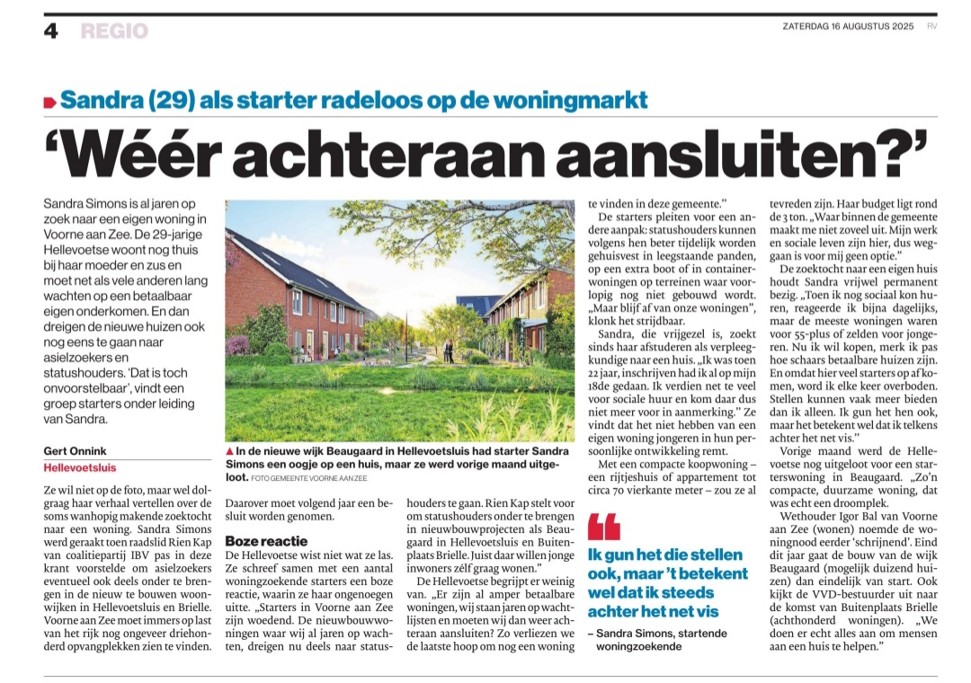 Asielzoekers in nieuwbouwwijken plaatsen!! Inderdaad, u leest het…