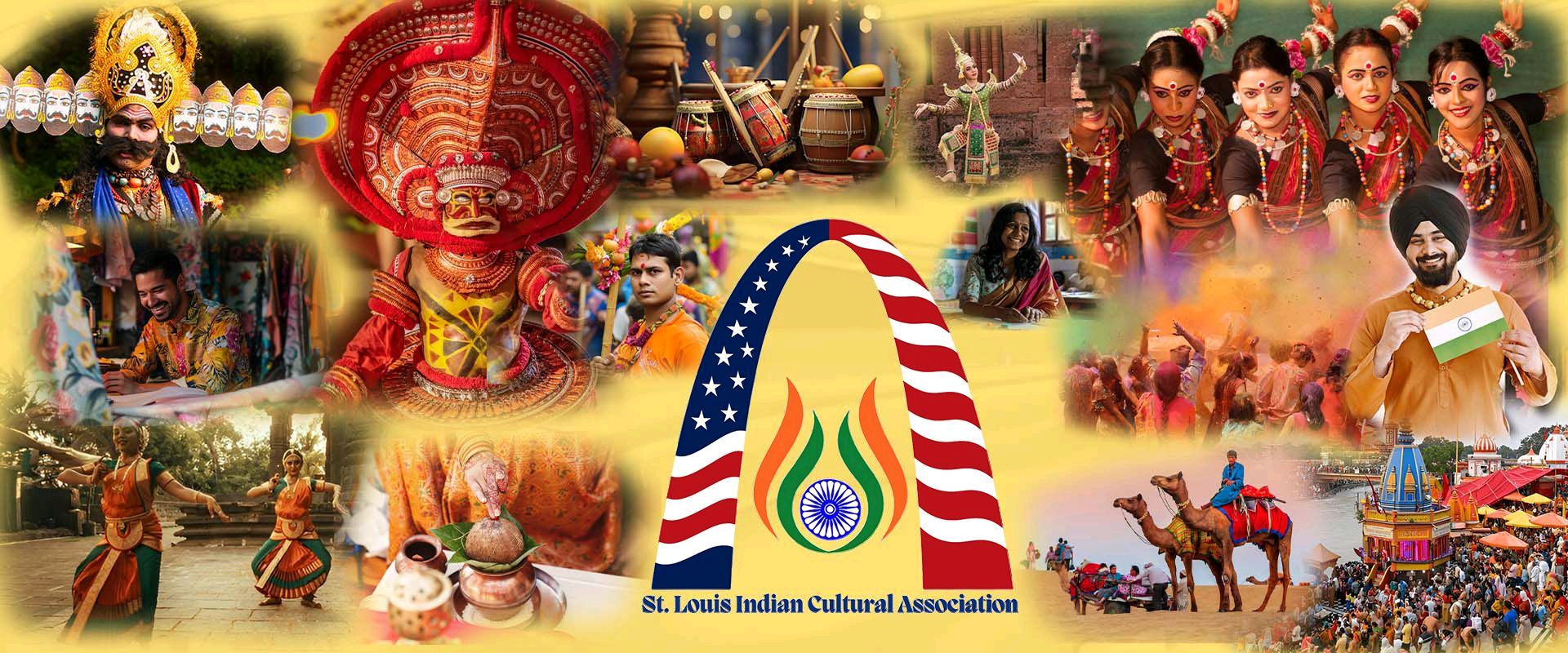 St. Louis Indian Cultural Association banner 1