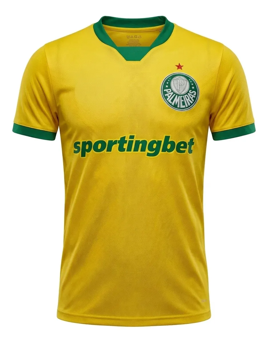 Camisa Palmeiras Amarela Lançamento 2024/25 - Em Oferta