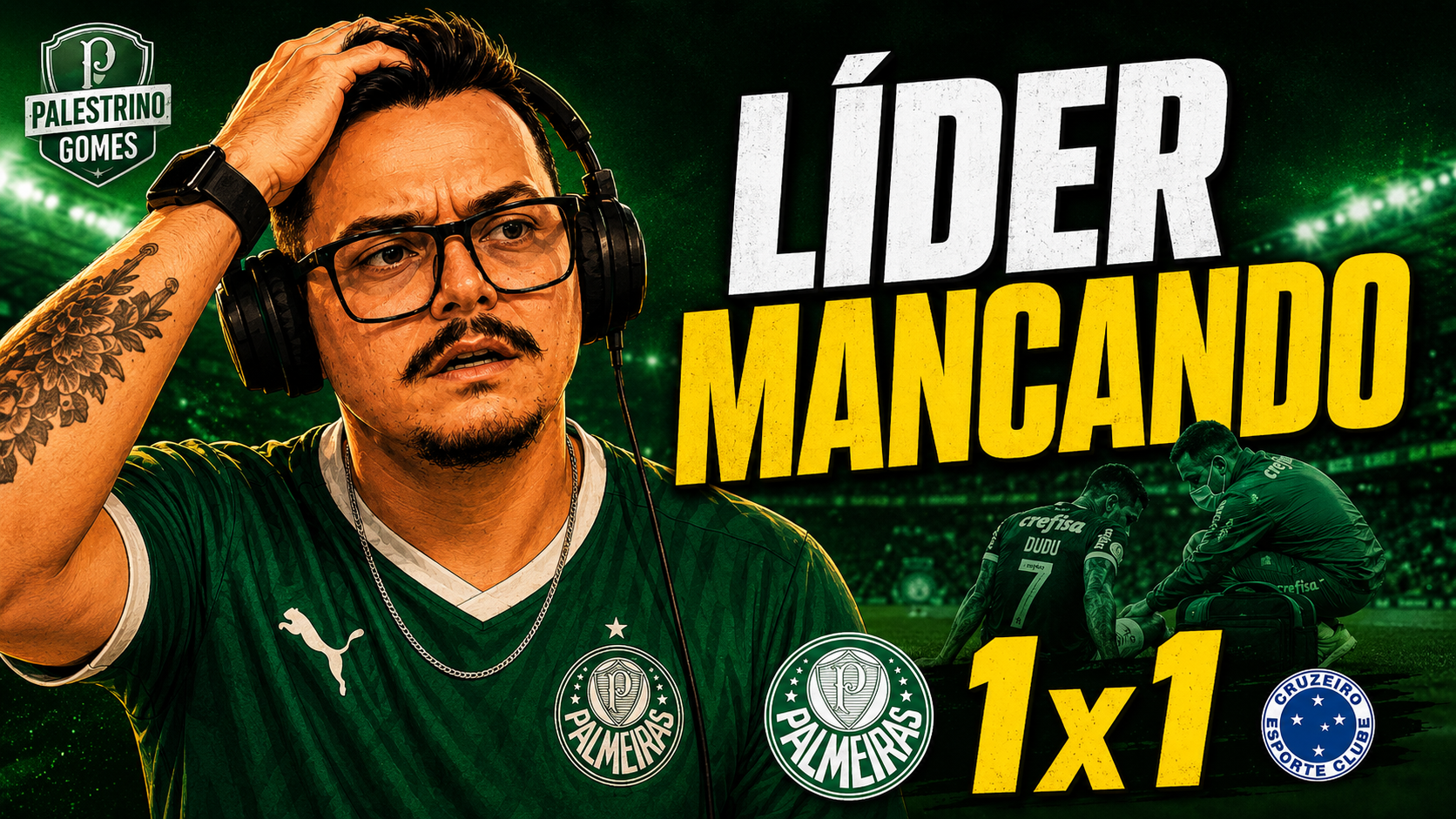 Palmeiras 1x1 Cruzeiro: as lesões travam o líder em Barueri