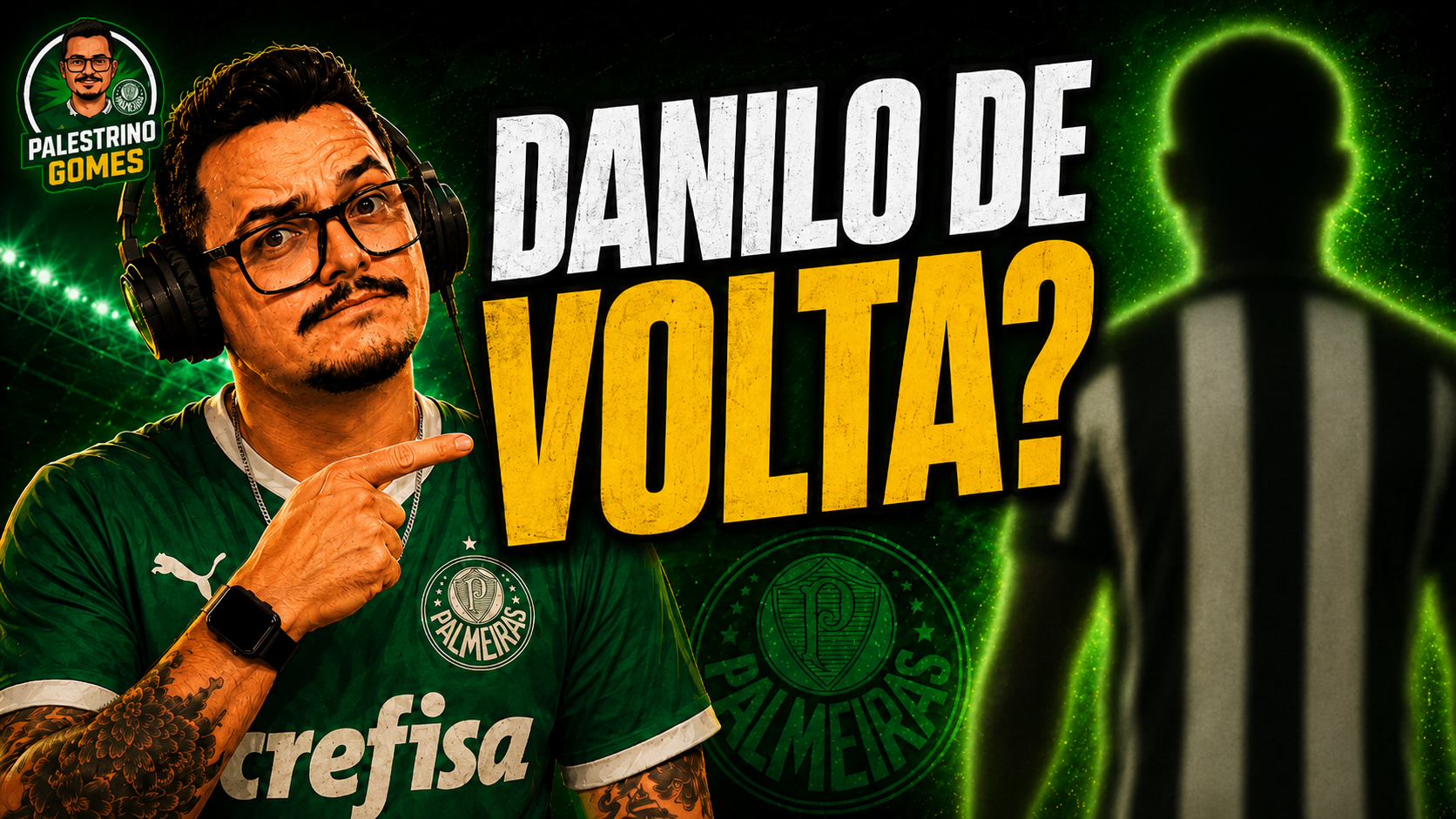 Danilo afastado pelo Botafogo: o Palmeiras entra na briga