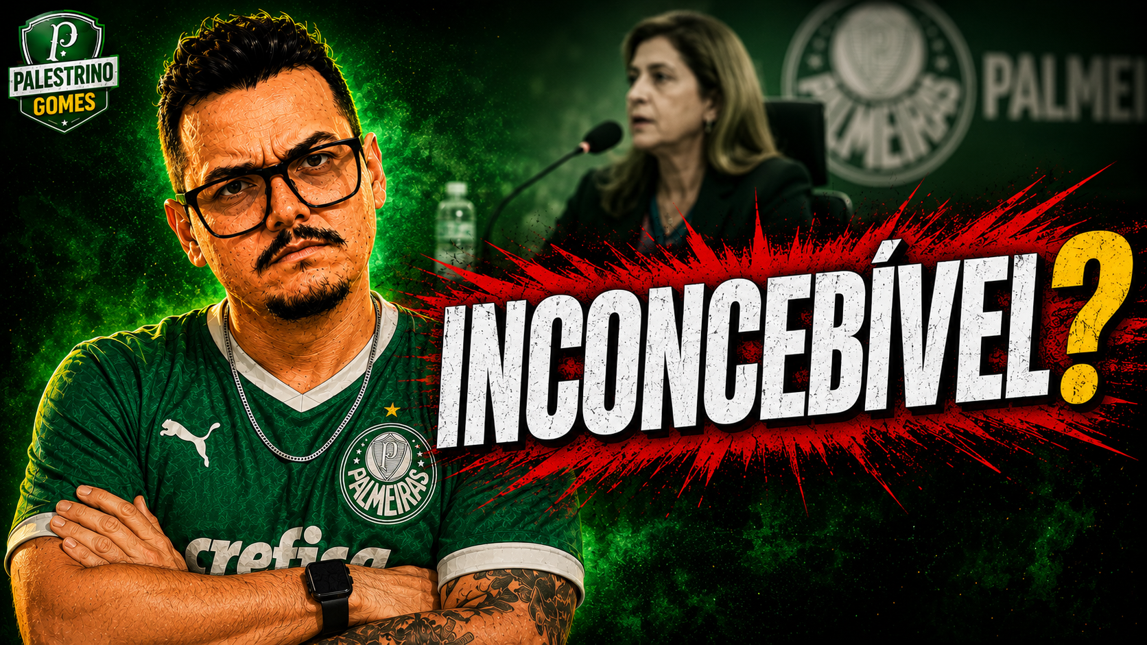 "Inconcebível": o que a fala de Leila revela sobre a pressão no Verdão