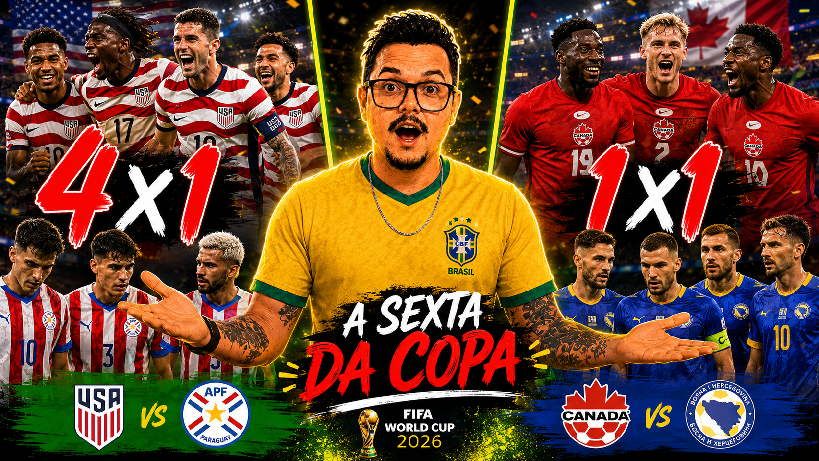 EUA goleiam Paraguai com gol de Maurício; Canadá empata