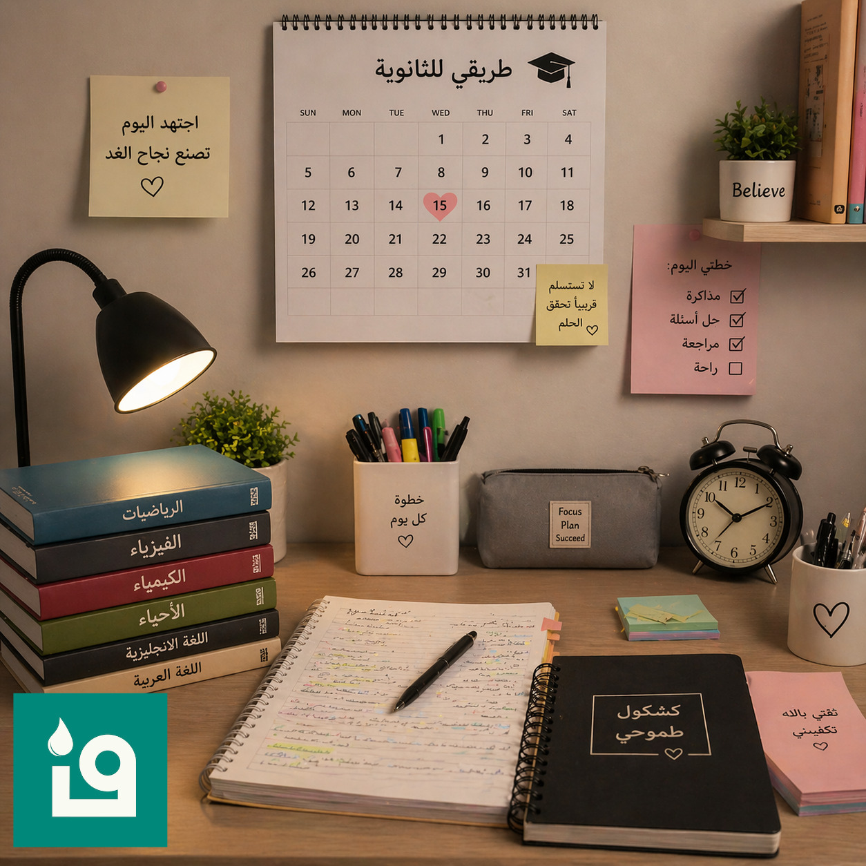 ما النصيحة التي تقدمها لي من واقع تجربتك في الثانوية العامة؟