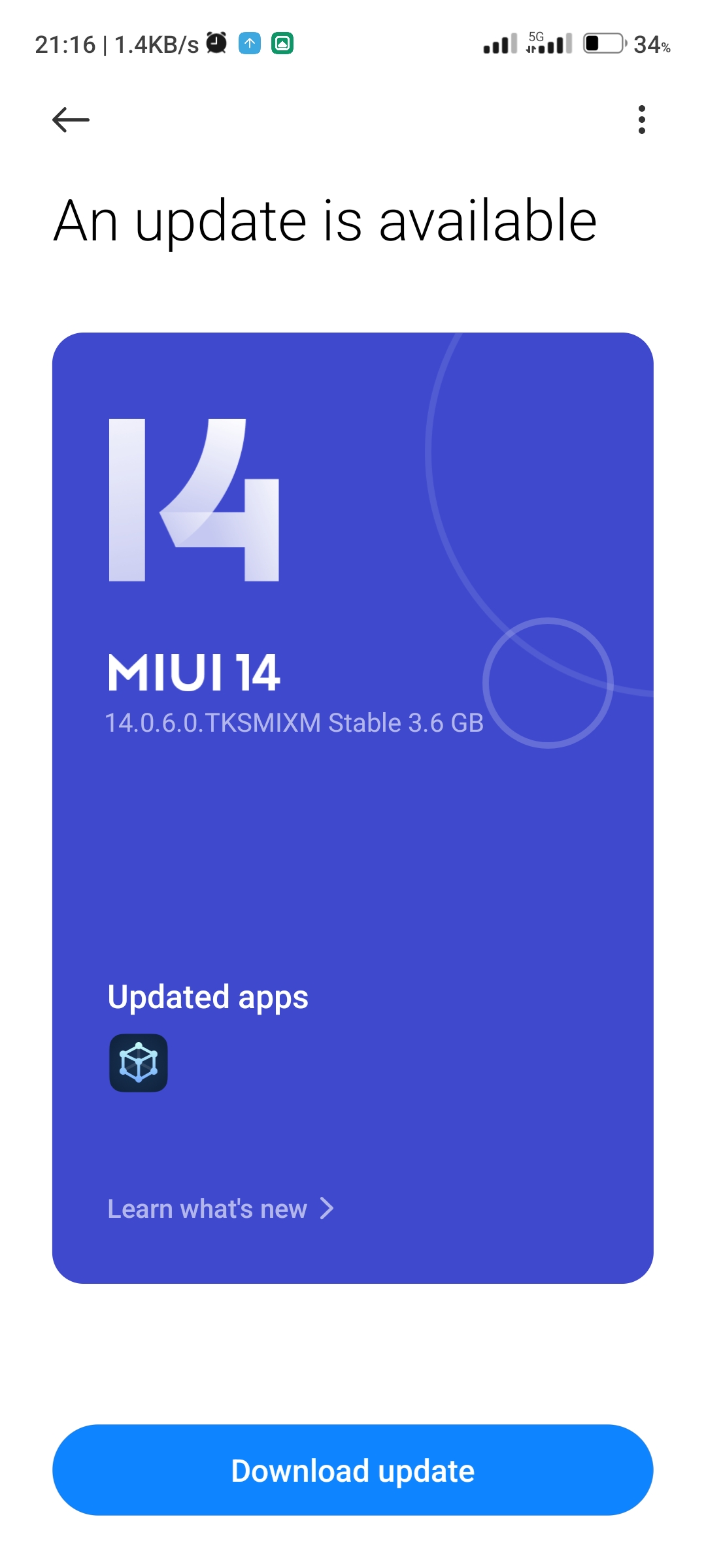 هل تنصحون بتحديث Miui 14 Redmi note 10 5g؟