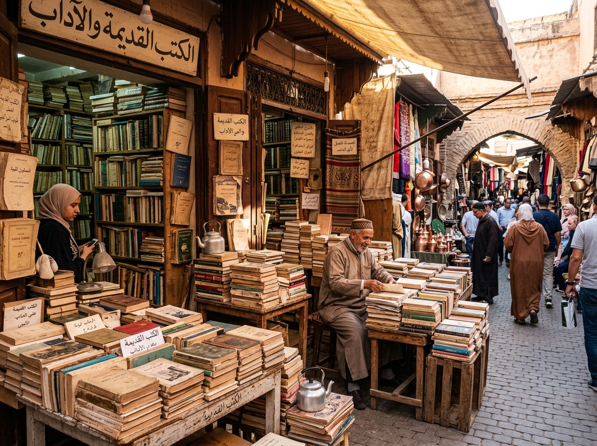 كيف يمكنني التمييز بين الكتب الأصلية والمقلدة في سور الأزبكية وما هي أسعارها؟