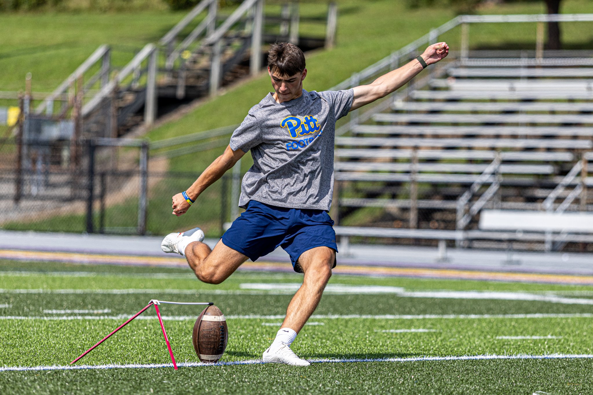Kicking Practice at Syracuse