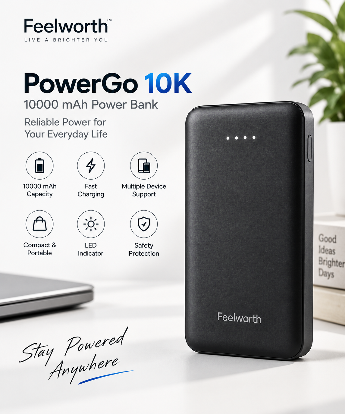 Feelworth PowerGo 10K Power Bank