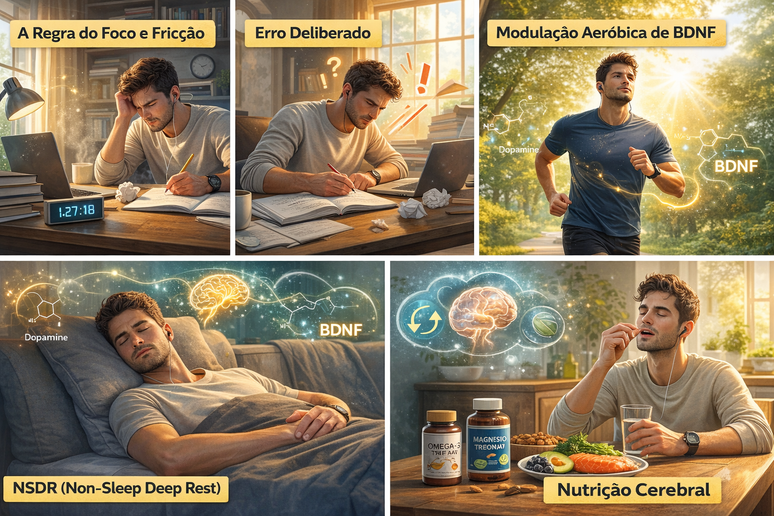 Neuroplasticidade e Desempenho? A Engenharia Biológica da Alta Performance e Adaptação Cognitiva