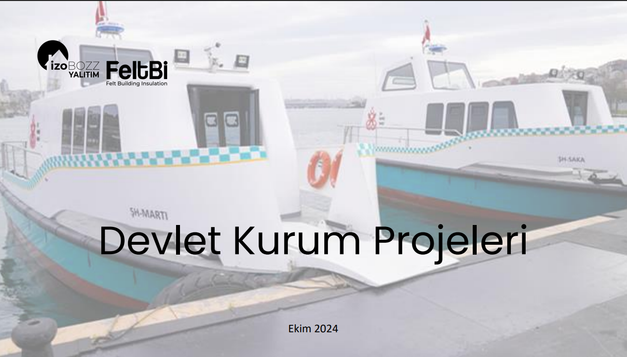 İstanbul Şehir Hatları-Deniz Taksi ve Deniz Dolmuş- Ses Yalıtımı - Görsel 2