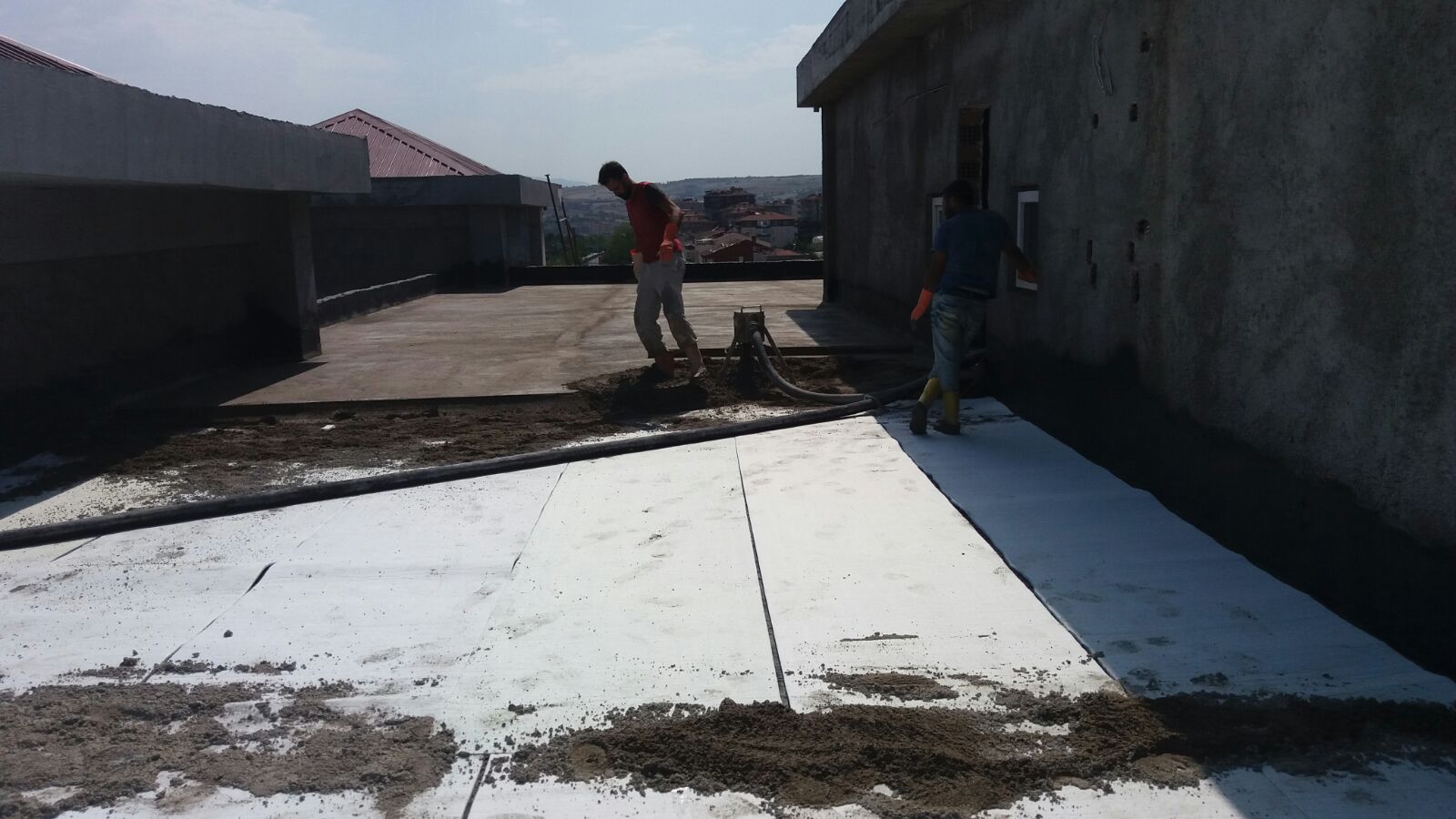 Tekirdağ Polis Evi-Teras Çatı Şap ALTI  Isı Yalıtımı - Görsel 2