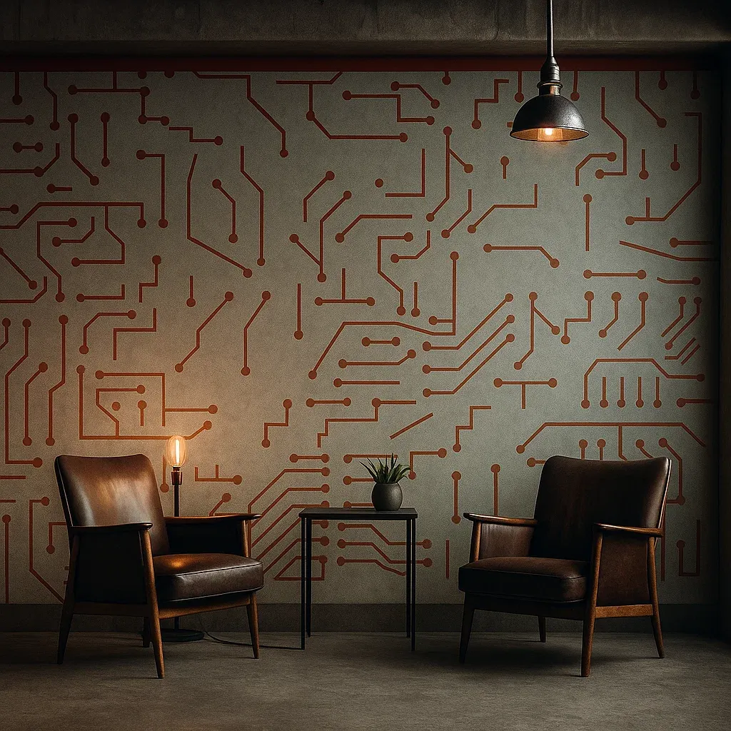 Perfo Felt Serisi - Perfo Layer / Chip Wall Çip Tasarımlı Akustik Keçe Panel