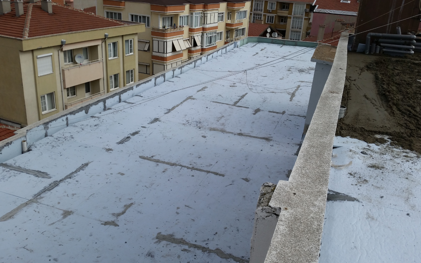 15mm 1000gr/m2 Teras Çatı Isı Yalıtım Şiltesi