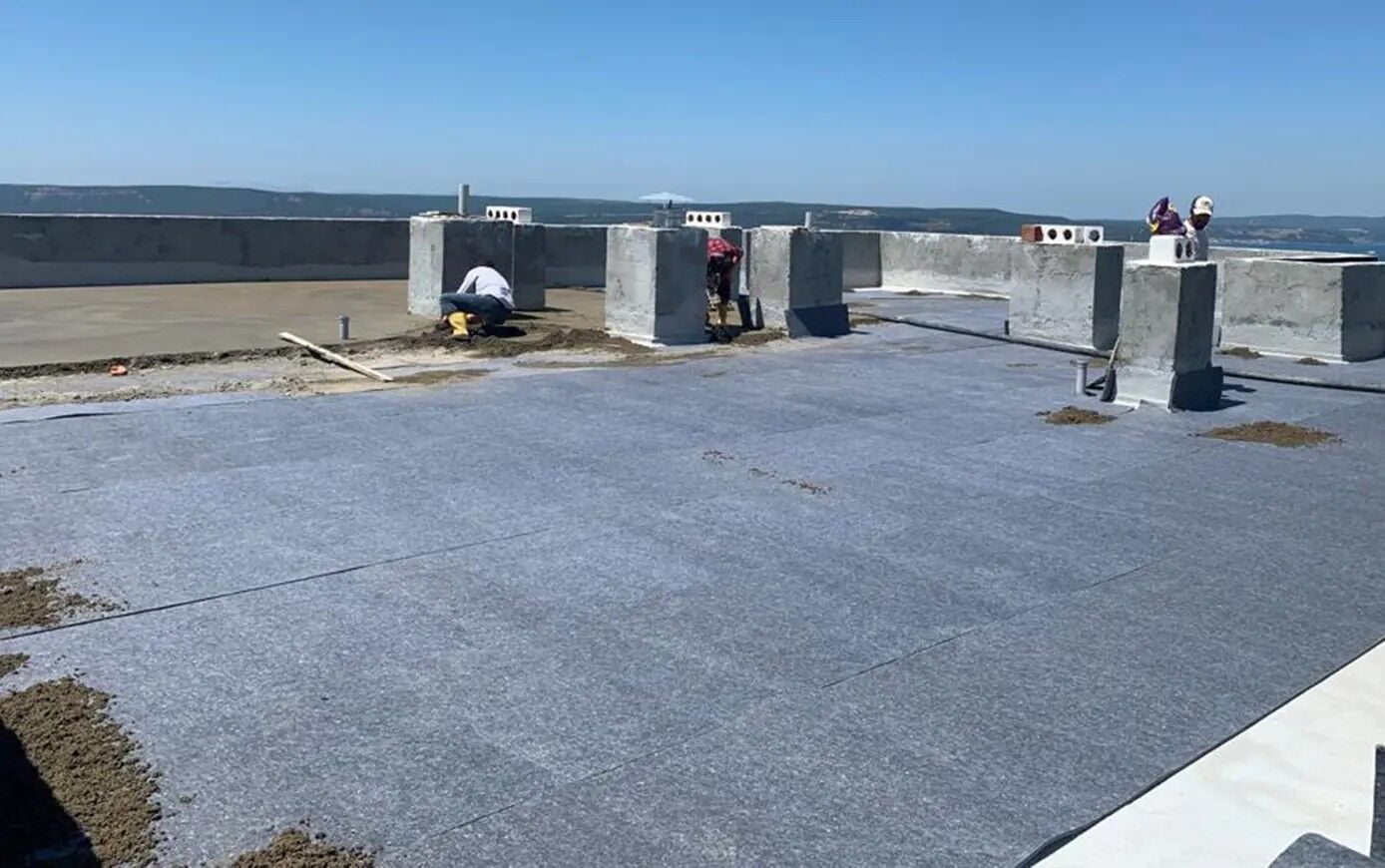 20 mm 800 gr/m2 Teras Çatı Isı Yalıtım Şiltesi