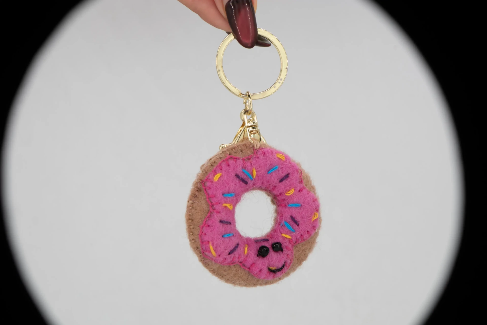 Donut Keychain