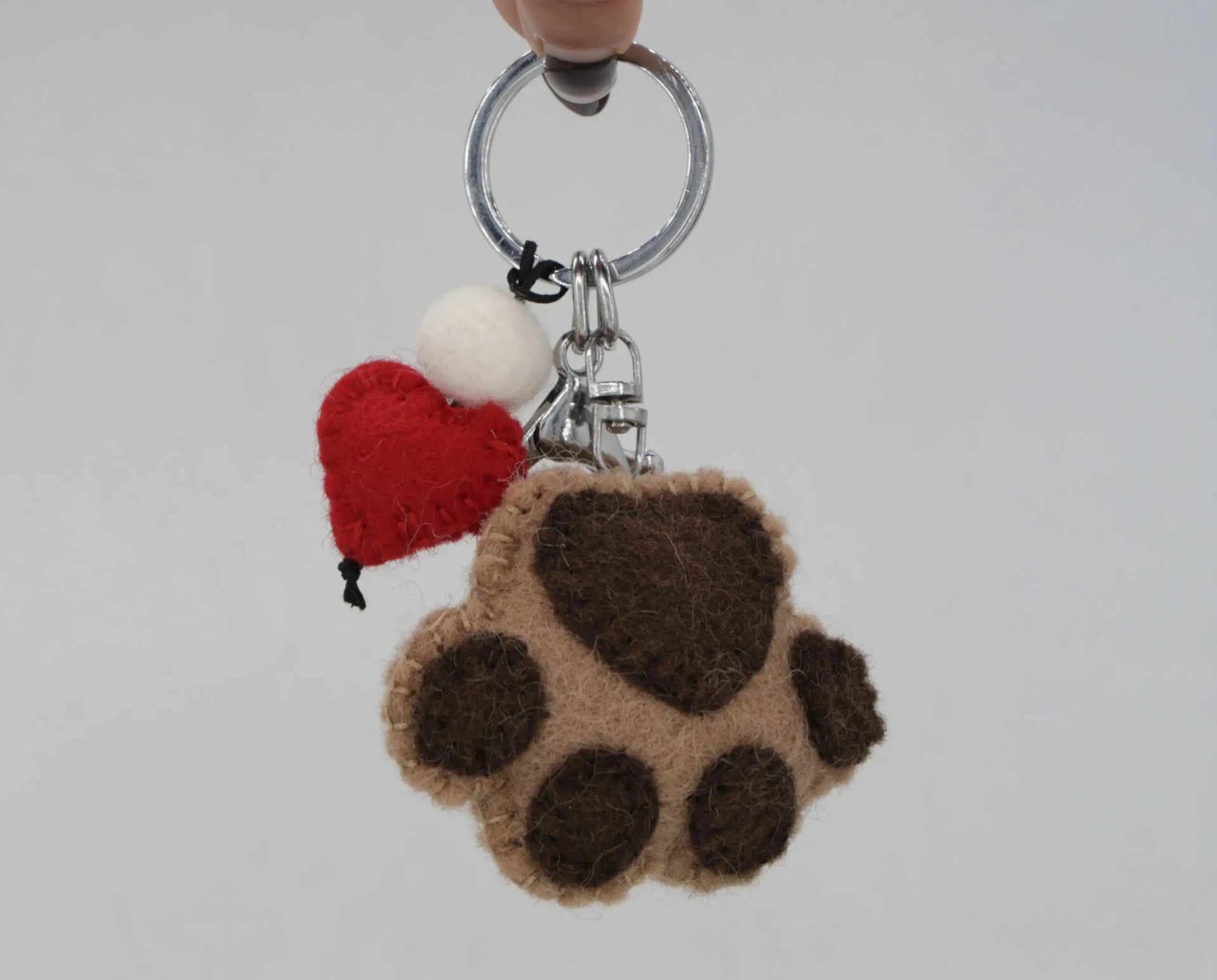 Dog Paw Keychain