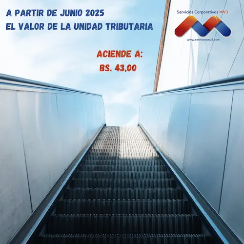 Aumento de la Unidad Tributaria (UT) para Tributos Nacionales: De Bs. 9,00 a Bs. 43,00