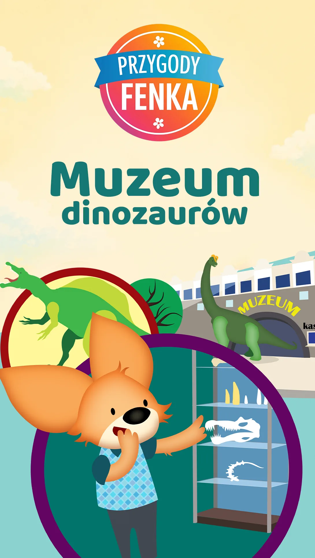 Okładka bajki Muzeum Dinozaurów