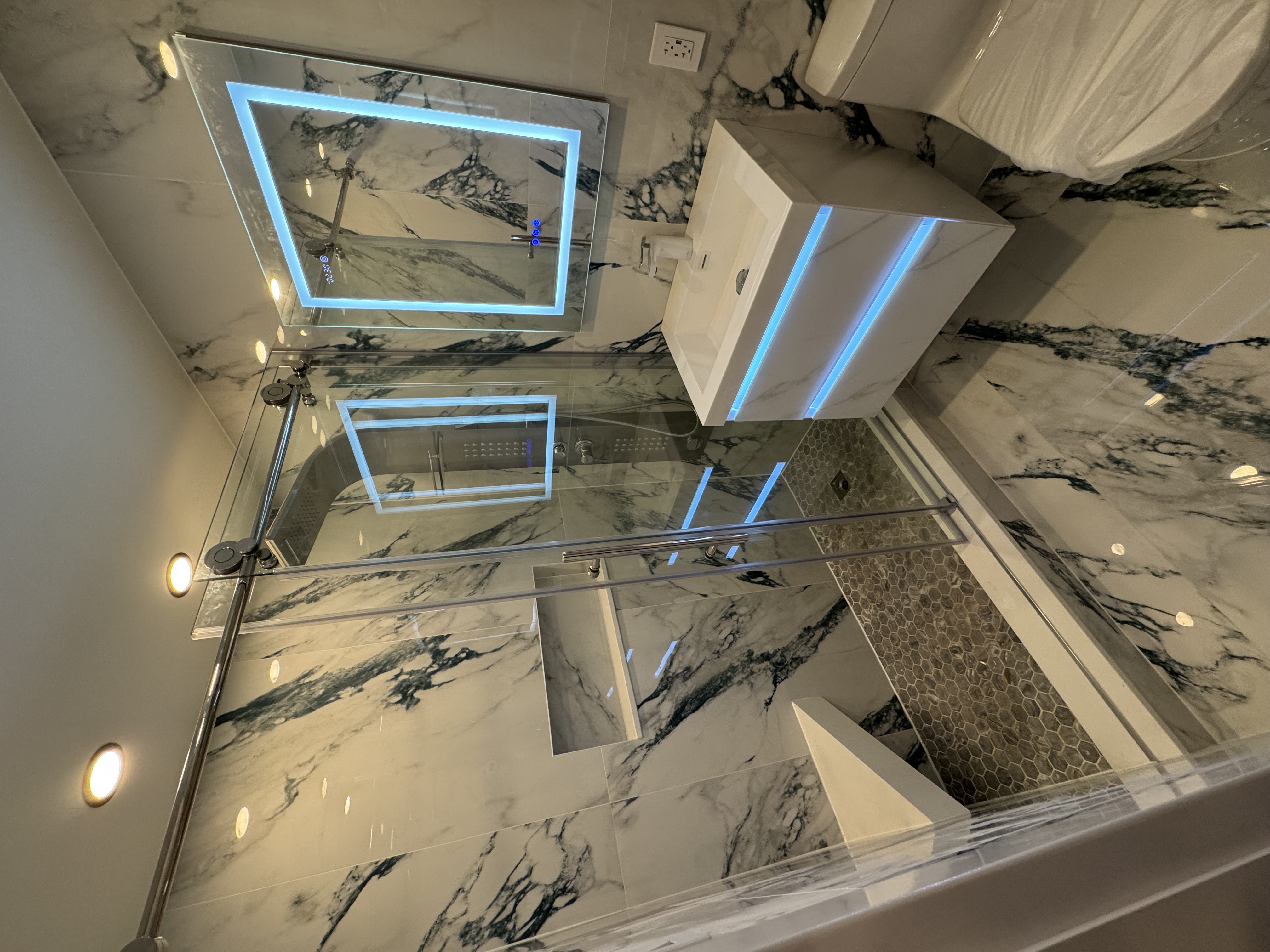 Bathroom remodeling  — Bathroom renovation project by Fenix Construction