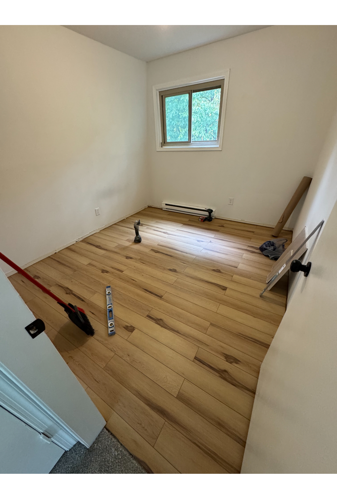 Floor installation  — Flooring renovation project by Fenix Construction