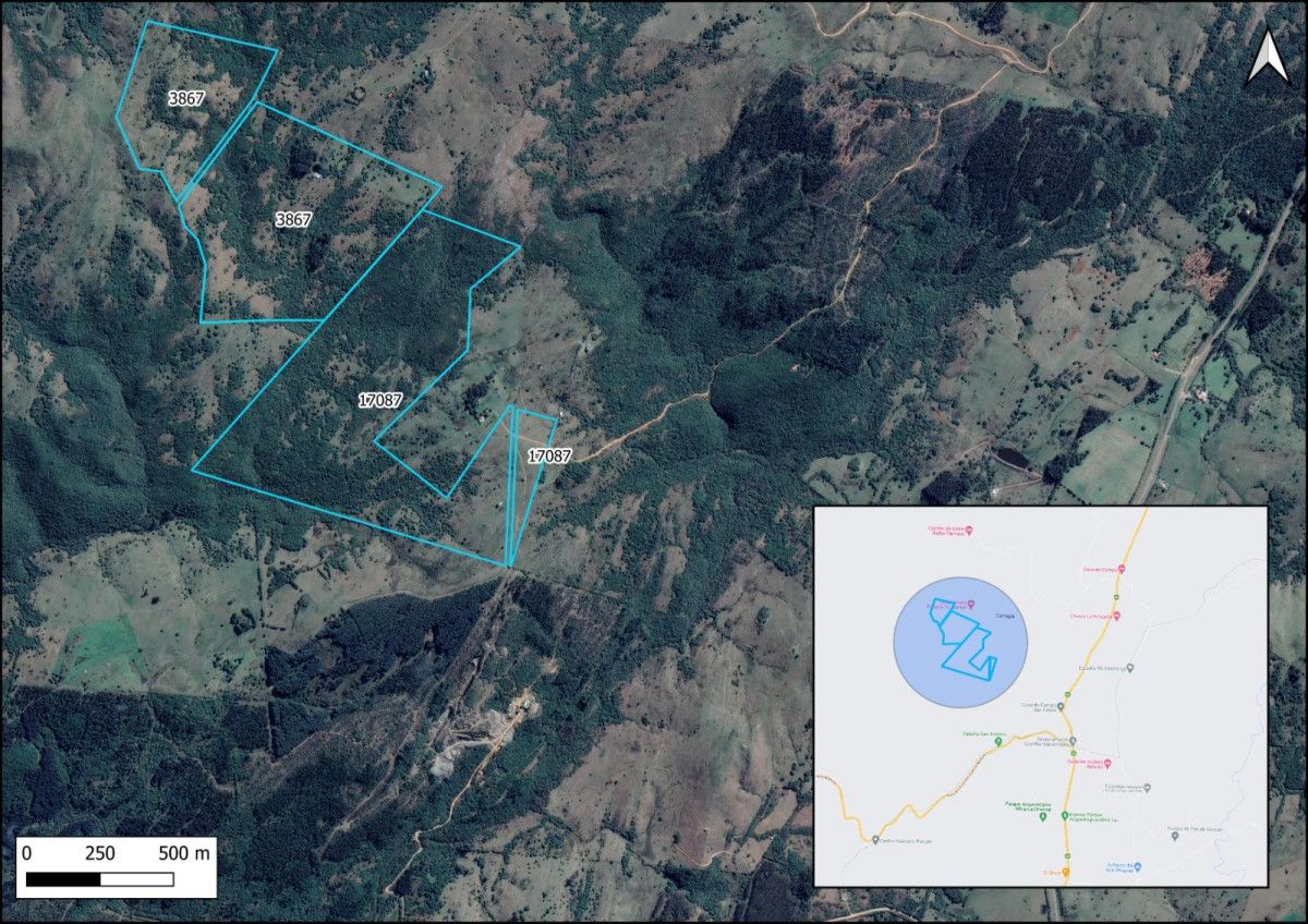 Venta chacra en San Francisco de las Sierras - 50 hectáreas