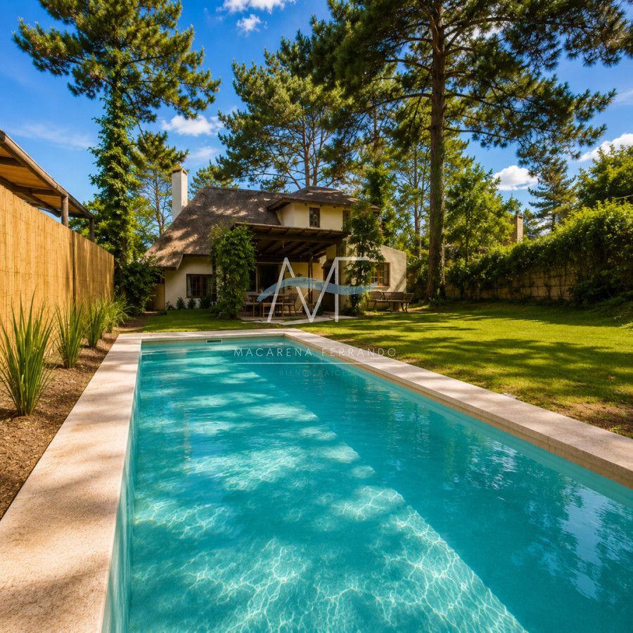 Casa 3 dormitorios con piscina y barbacoa cercana al mar Pinares Punta del Este