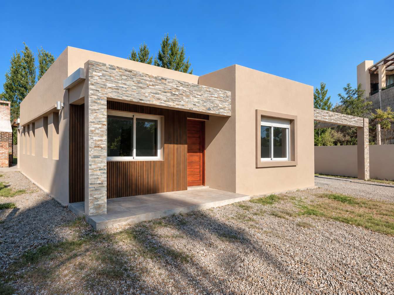 Moderna Casa 2 Dormitorios Laguna Del Diario - Venta