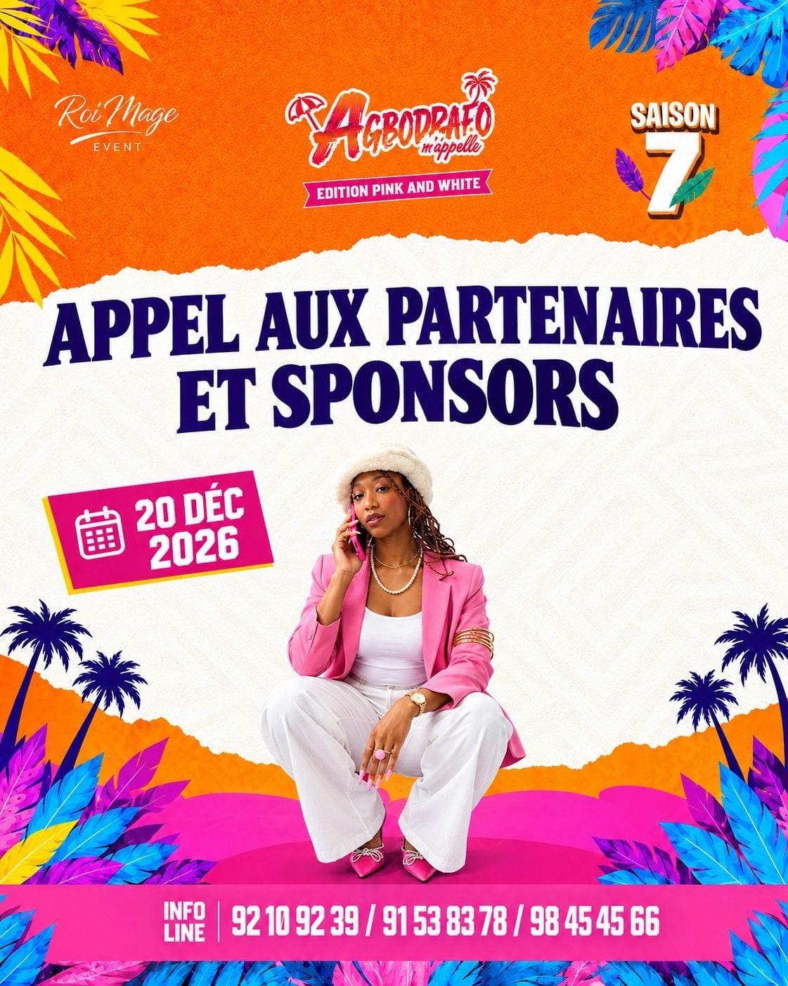 Devenez partenaire ou sponsor de la saison 7 de l'événement Agbodrafo m'appelle